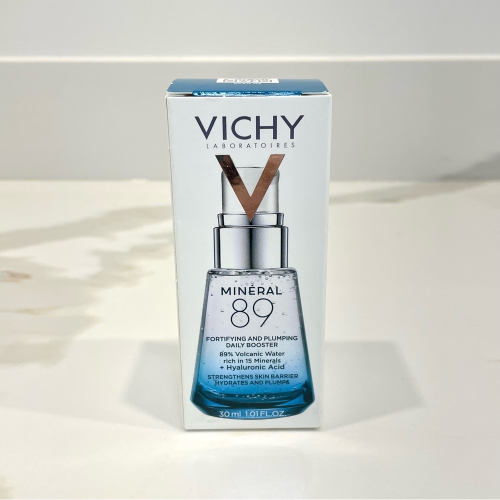 NEW Vichy Mineral 89 Fortifying & Plumping Daily Booster Hyaluronic Acid Serum